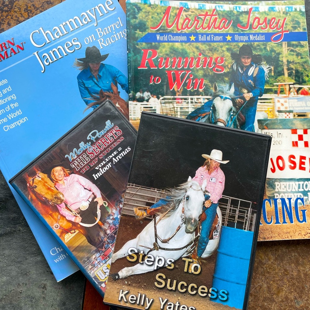 Barrel Racings books/dvds